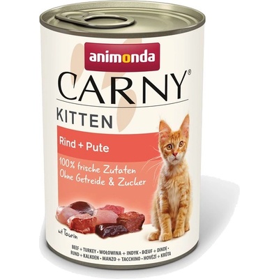 Animonda Carny Kitten - Говеждо и пуйка 400 г
