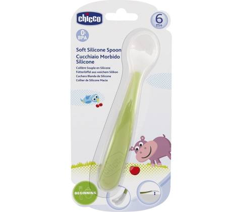 Chicco Lyžička Silikón Soft