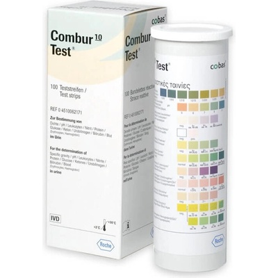 Roche Тест Ленти За Урина 10 Компонента 100 бр