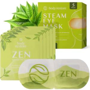Body Restore Steam Eye Mask Green Tea маска за околоочната зона 5 бр