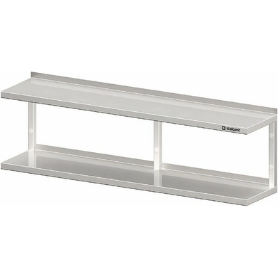 STALGAST Police závěsná dvoupatrová 1600x400x250 mm 981844160