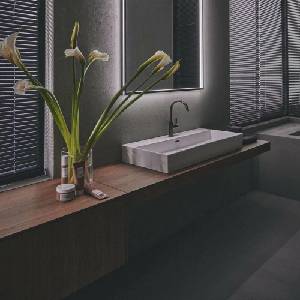 Ideal Standard Atelier Conca стенен долен шкаф, цвят тъмен орех, 1 чекмедже с плот 120 см (T4314Y5)