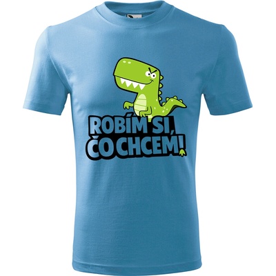 Handel detské tričko Robím si, čo chcem! svetlomodrá