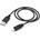 Hama Кабел HAMA USB-A мъжко - USB-C мъжко за зареждане на SONY PS5, 0.75 m, Черен (HAMA-54461)