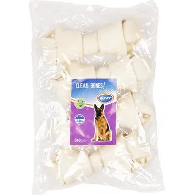 Duvoplus Вързани КОКАЛЧЕТА ОТ ТЕЛЕШКА КОЖА 4бр х 17см, 360 гр, Белгия - 771/154