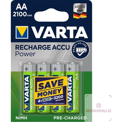 Varta Ready2Use 2100mAH AA 4ks 56706 101 404 – Zboží Živě