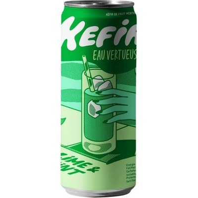 Kefir Eau Vertueuse Bio vodní kefír Limetka a Máta 250 ml – Zboží Dáma