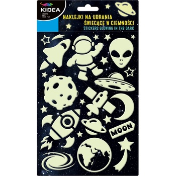 Image 1 of Kidea - Стикери светещи на тъмно Космос 90686