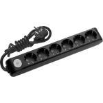 Panasonic РАЗКЛОНИТЕЛ 6 ГНЕЗДА С КЛЮЧ ПАНАСОНИК wlta4612bl КАБЕЛ 1.5м ЧЕРЕН (wlta4612bl)