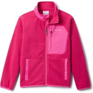Columbia Детско поларено яке Columbia Kid's Fast Trek V Full Zip Fleece jacket - Guava Pink / Pink Ice - размер XL (703-6867-0216)