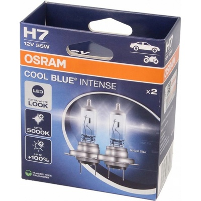 Osram Cool Blue Intense H7 PX26d 12V 55W 2 ks 64210CBN-2HB – Sleviste.cz