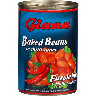 Giana fazole bílé v chilli omáčce 425ml