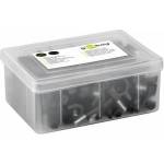 Goobay Flop cable holder round black Goobay 100x 8mm
