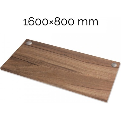 Deska stolu Fellowes Levado™, 1600x800 mm, ořech