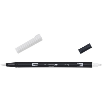 Tombow Маркер ABT Dual Brush N95 хладно сиво 1 (ABT-N95)