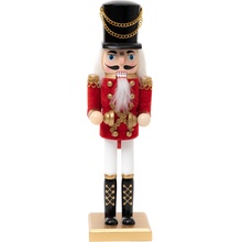 Vánoční figurka NUTCRACKER louskáček s činely 30 cm 836102 Homla.com