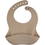 Canpol Силиконов лигавник с джоб Canpol - Dots, бежов (51/029_bei) - baby