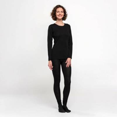 Dámsky set zo 100% merino vlny SAFA čierna