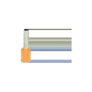 ORNO GROUP Insulated sleeve, maximum section 4mm? , length of copper sleeve 10mm, 100 pieces