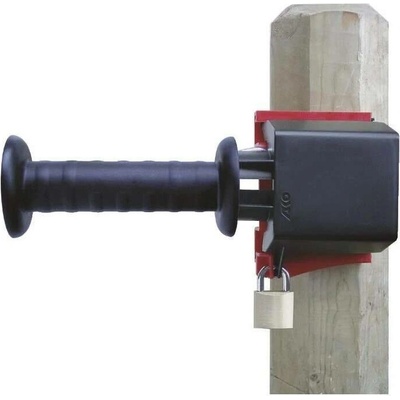 Zámek bránové rukojeti elektrického ohradníku