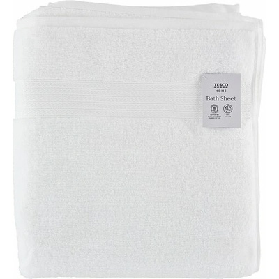 Tesco Home Sheet white osuška 100 x 150 cm