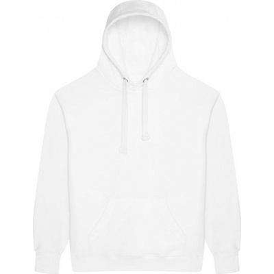 Vysokogramážová mikina Just Hoods s kapucí 330 g/m bílá