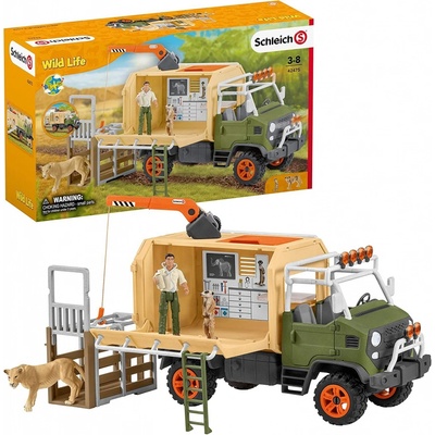 Schleich 42475 Wild Life Animal rescue large truck – Zboží Dáma