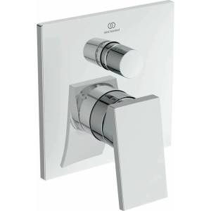 Ideal Standard Вграден смесител за вана и душ Ideal Standard Atelier Extra, гланциран хром, без тяло за вграждане (A7625AA)