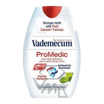 Vademecum Pro Medic 2v1 zubná pasta a ústní voda v jednom 75 ml