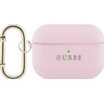 Guess Grained Classic Logo Hook кейс за AirPods Pro 3 розов (GUAP3PGUGMP)