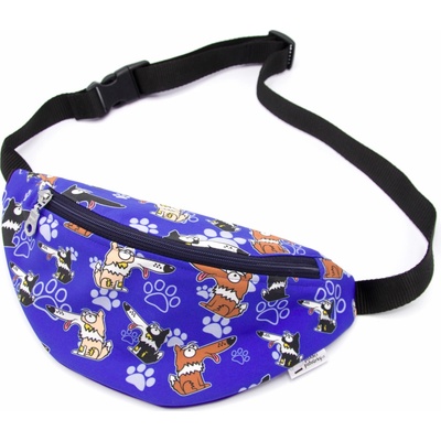 Pískací Potvůrky border kolie tmavě modrá