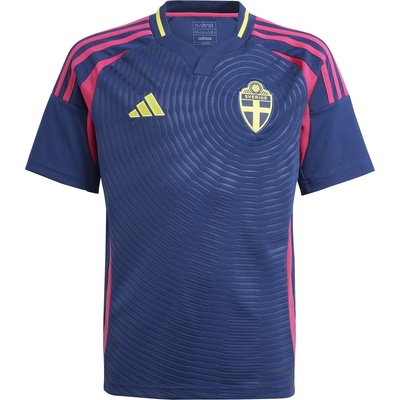 adidas Юношеска футболна фланелка Adidas Sweden Away Shirt 2024 Juniors - Navy