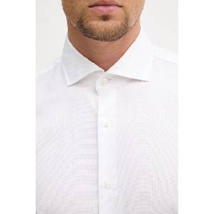 HUGO BOSS риза мъжка памучна с еластан hank (50560607)