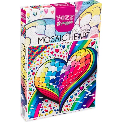 Yazz Пъзел Yazz Puzzle от 1023 части - Мозаечно сърчице (3801)