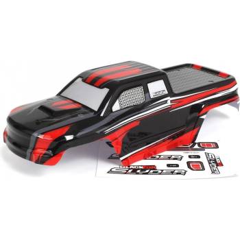HPI RACING Купе за монстер 1/16 HPI Racing Slyder Monster Blackzon Painted Truck Body MT (Black/Red) 1/16 HPI540190 (HPI540190)