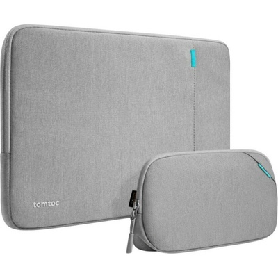 Tomtoc puzdro Recycled Sleeve with Pouch pre Macbook Pro 14" M1/M2/M3/M4 Gray A13D2GV