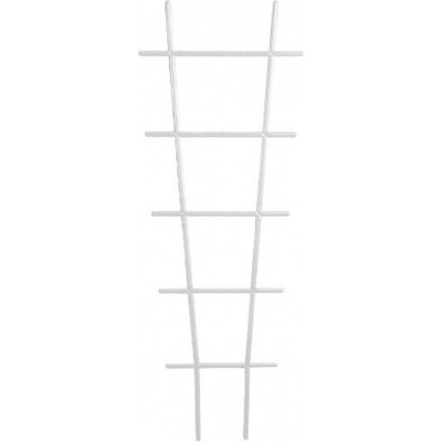 Podpera na kvety DRAB rebrík 56cm biela