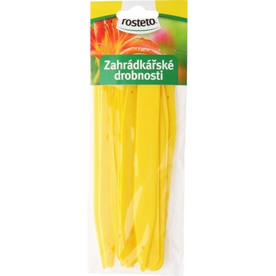 Menovka zápichy Rosteto L 6 žltá 15x1,7 cm (sada 15ks) rovná