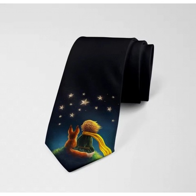 Decofashion Kravata Malý Princ pozorující hvězdy