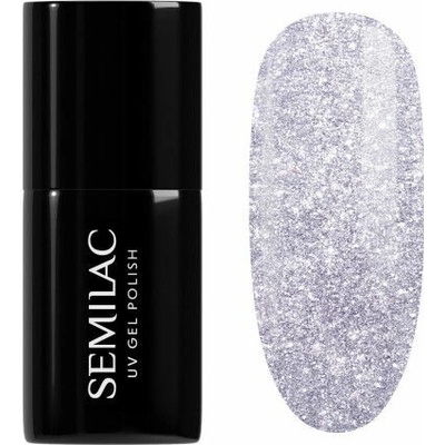 Semilac gél lak 461 Hollywood Silver Strieborná 7 ml