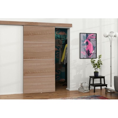 KIER Posuvné dvere MALIBU PLUS dub sonoma 100 cm