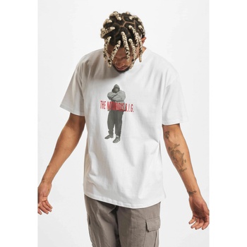 Mister Tee Тениска Biggie Smalls Concrete Oversize Tee white XXLUB-MT2107-00220 - Тъмносив, размер XL