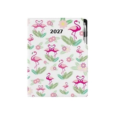 Design A4 denní 2027 Plameňák