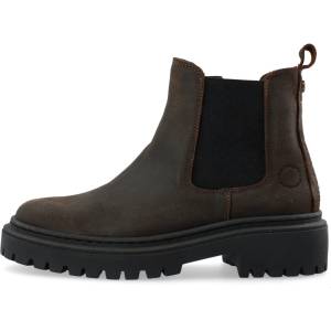 Ca'Shott Дамски ежедневни боти Ca'Shott Women's Caslea Chelsea Boot Zip Oil Suede Casual boots - Coffee - размер 41 (EU) (126-0293-0116)