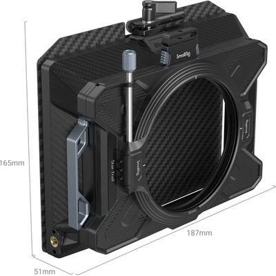 SmallRig 3556 Lightweight Multifunctional Modular Matte Box (95mm) Basic Kit – Zboží Živě