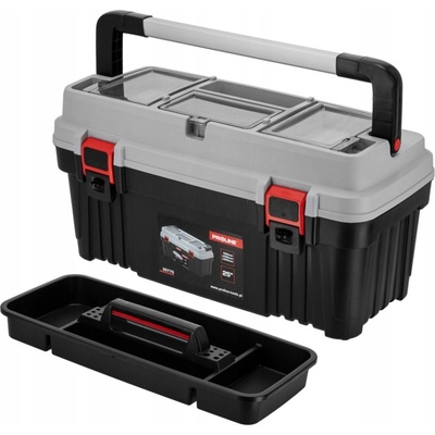 ProLine Box na nářadí se 2 přezkami 25 palců 586 x 296 x 305 mm s vnitřní přihrádkou 35775