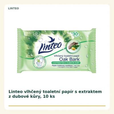 Linteo Satin vlhčený s dubovou kůrou 10 ks