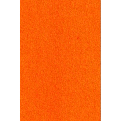 Plsť 2mm, 30x45cm Barva: oranžová 010