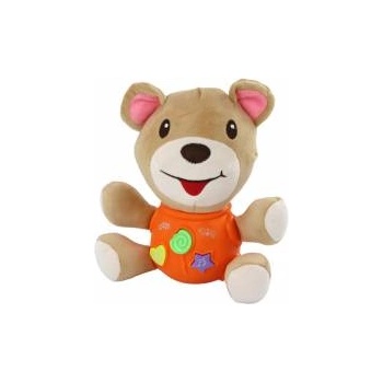 LEAN Toys Teddy Bear Interactive Teddy Bear Orange Playing 23 cm