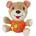 LEAN Toys Teddy Bear Interactive Teddy Bear Orange Playing 23 cm